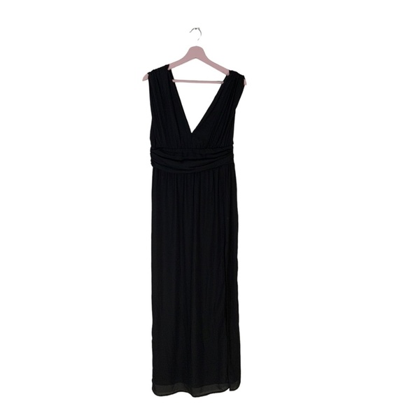 Revolve Superdown Lori maxi dress black sleeveless large wedding guest - Picture 3 of 5